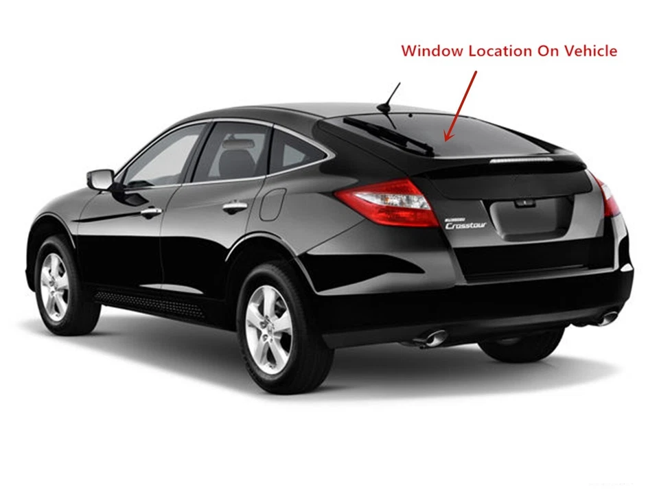 Fits 2010-2016 Honda Crosstour Back Window Glass Rear Heated Foto 3 de 4