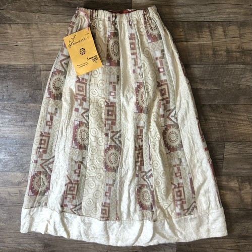 Vintage NOS 70s Chessa Davis Peddler’s Cloak Skirt Cottagecore Maxi Sash Neu mit Etikett - Bild 11 von 12