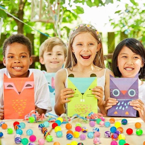 32mm Kids Bouncing Balls - 200 Count Rubber Balls for Play & Learning - Picture 9 of 9