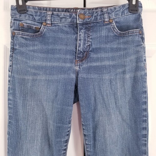 Chaps Jeans Petite Women's Medium Wash Classic Fit Stretch Sz 6P - Picture 2 of 8