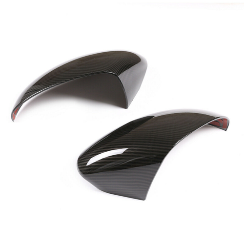 For Alfa Romeo Stelvio 17-20 ABS Fiber Rearview Mirror Cover Decorate Shell Trim - Picture 4 of 6
