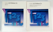 Lotus 1-2-3 Release 2.2 Application and reference manuals (1989) Brand New