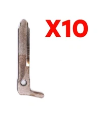 New Pack Lot of 10 Replacement Mazda Remote Smart Key Fob Emergency Blank Blade