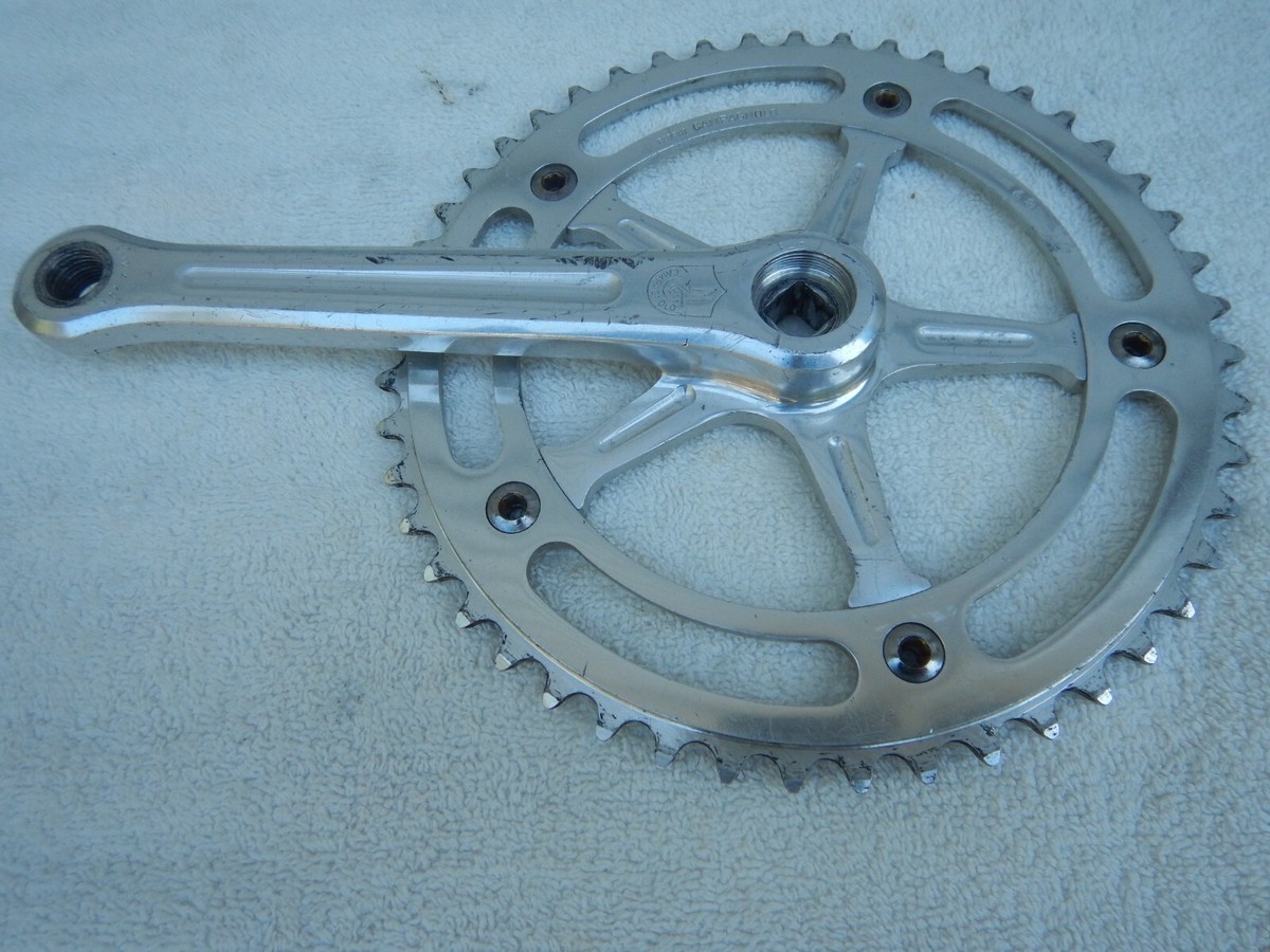 Campagnolo Pista Track 165 Road Cranks Nuovo Record 48T