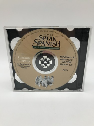 The Learning Company Learn to Speak Spanish 2-Disc Set CD-Rom Windows and Mac - Picture 2 of 8