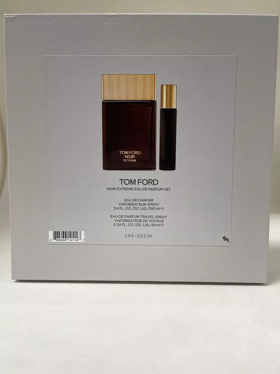 TOM FORD NOIR EXTREME 2 PCS GIFT SET FOR MEN EDP SPRAY 3.4 Oz, EDP 0.34