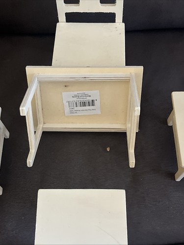 Holz Puppenmöbel NEU ein Tisch 4 Stühle - Bild 6 von 6