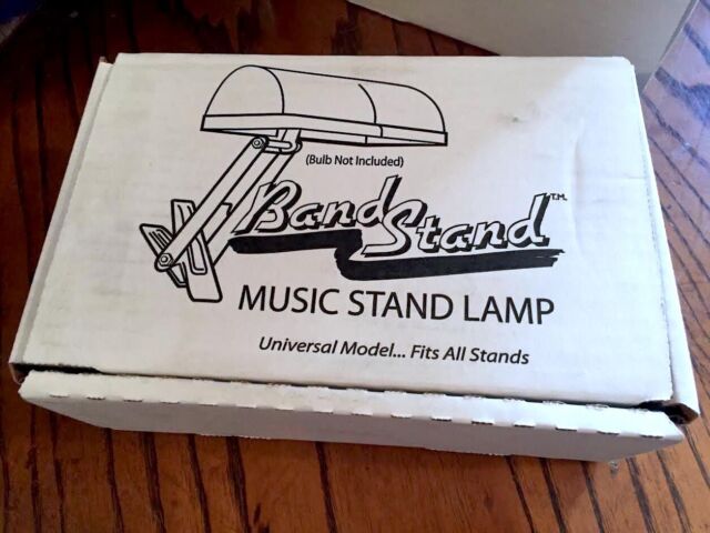 CLIP ON Band Stand Music Stand Lamp Universal WITH NEW BULB! Vintage Look! CLIP ON Band Stand Music Stand Lamp Universal WITH NEW BULB! Vintage Look!