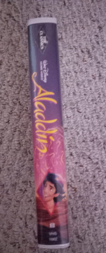 RARE Walt Disney Home Classics "Aladdin" VHS 1662 Black Diamond Edition - Picture 3 of 8