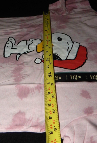 Art Class Snoopy & Woodstock Pink Tie-Dye Tee M (7/8) NWT - Picture 5 of 8