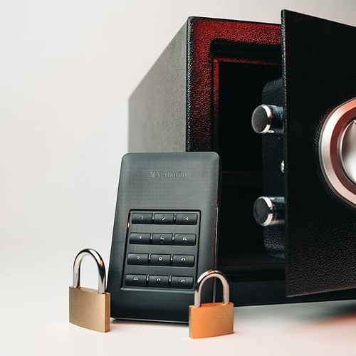 Secure Portable HDD 1TB/2TB | USB 3.1 Encrypted External Drive | Fast Transfer - 第 4/6 張圖片