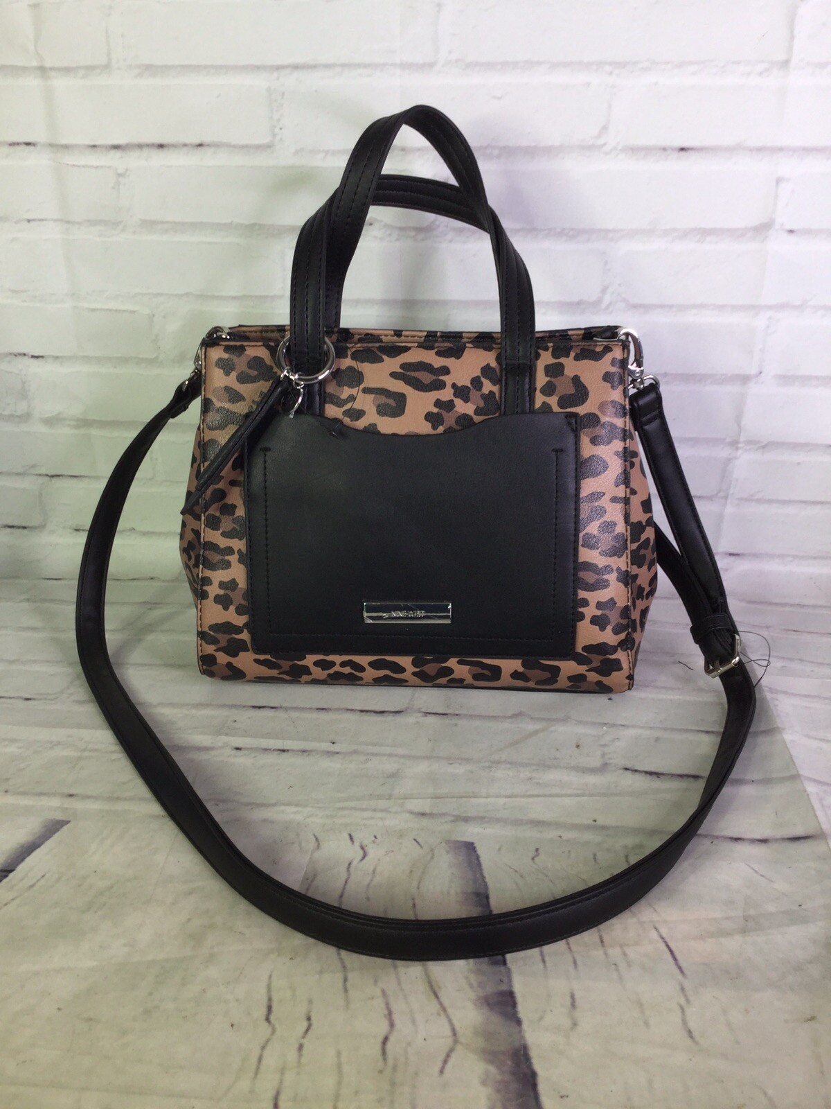 Nine West Crossbody Handbag Leopard Animal Print For Online Ebay Nine West Crossbody Handbag Leopard