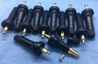 12 x tige de valve en caoutchouc TPMS pneu roue jante snap-in universel ajustement cap + vis + tige