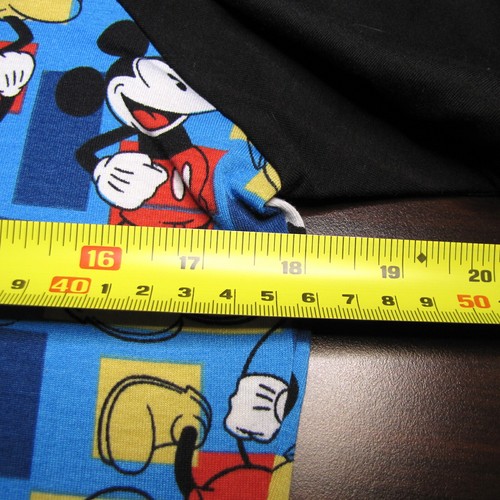 LuLaRoe Disney Mickey Mouse Women's Randy T-Shirt Sz XS Blue Black Raglan Sleeve - Picture 5 of 8