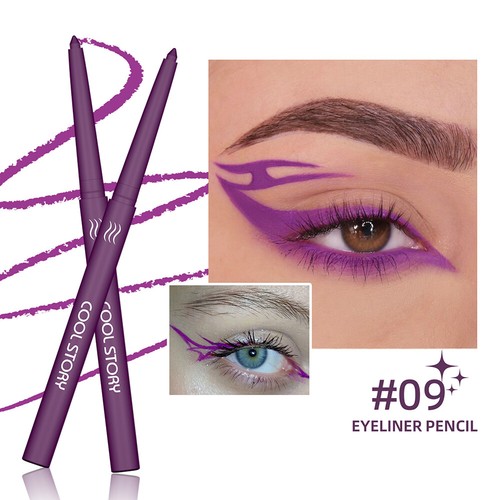 Eyeliner Gel Pen Eye Makeup COOL STORY Eyeliner Waterproof Colorful Matte Beauty - Picture 20 of 23