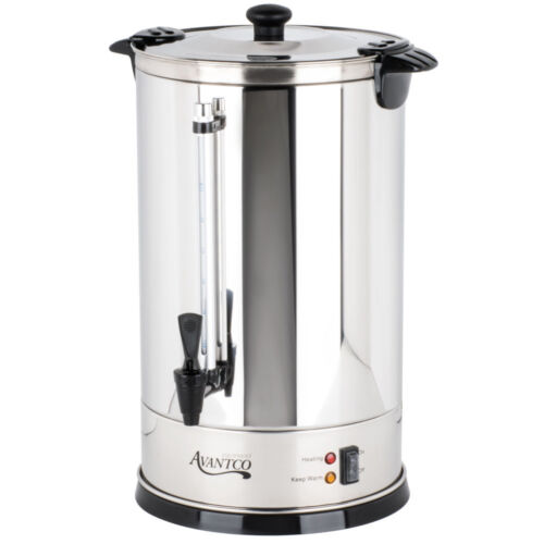 Urna de té de café Avantco 110 tazas 3 galones de acero inoxidable comercial cervecera - Imagen 2 de 5
