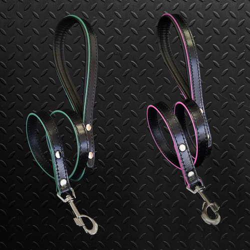 Shwaan Leather Lead Dog Leash, Adjustable Heavy Duty Dog Training lead ,4,5,6 ft - Picture 1 of 19