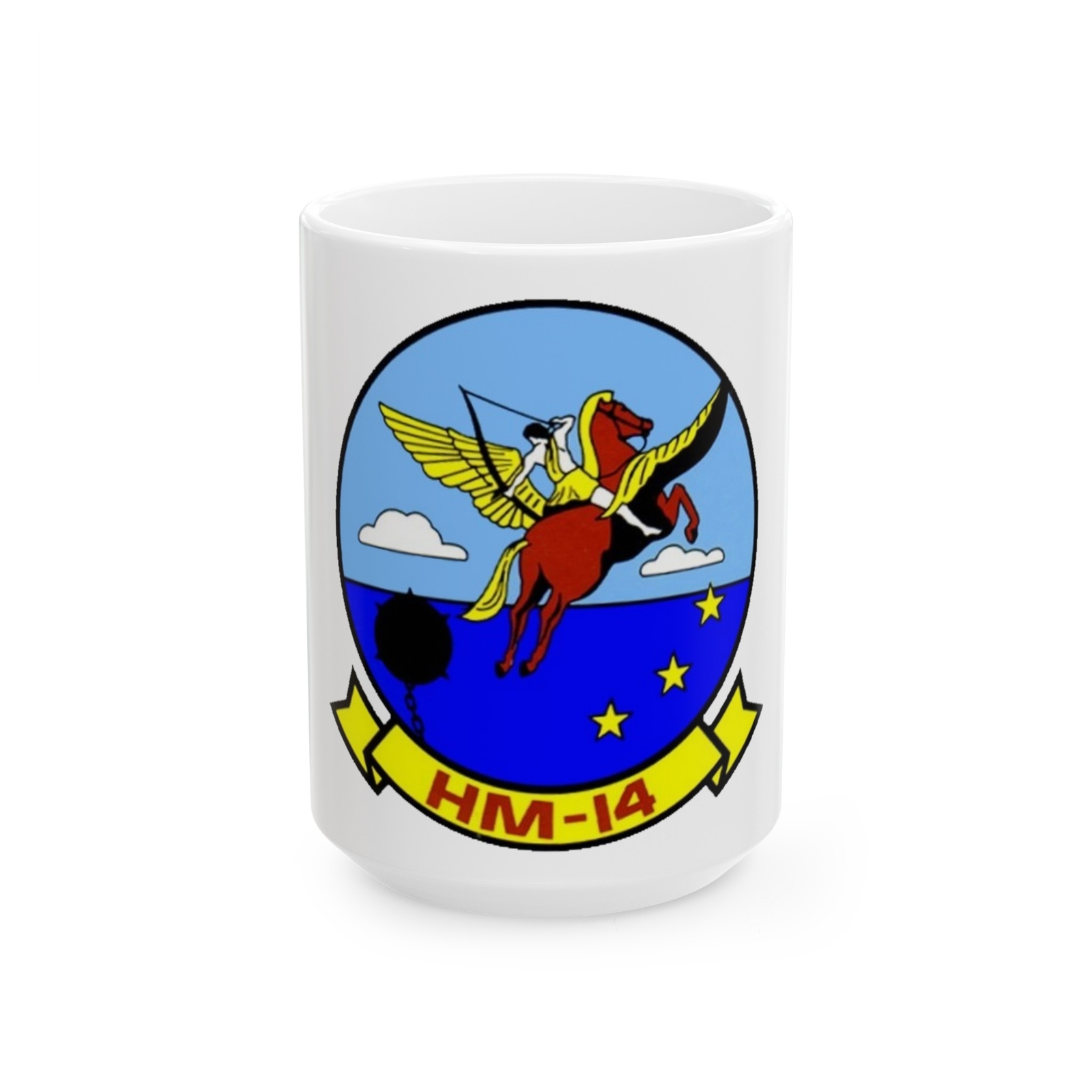 HM 14 1 (U.S. Navy) White Coffee Mug-image
