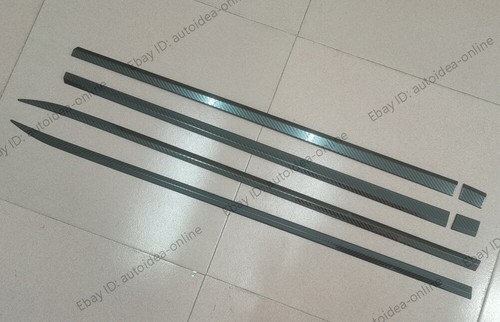 FITS LEXUS RX 2023-2025 S. Steel CARBON FIBER BODY SIDE MOLDING LINE COVER 6PCS - Picture 4 of 10