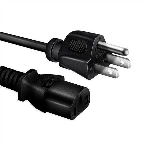 Cable de alimentación de CA de 6 pies UL para amplificador integrado de altavoz QFX SBX-418102 - Imagen 3 de 4