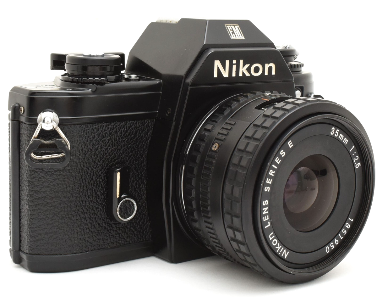Near MINT] Nikon EM 35mm Film SLR Camera SERIES E 35mm f/2.5