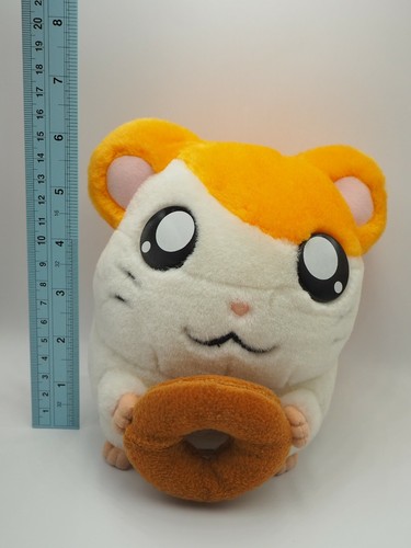 Hamtaro B0801 Mister Donut Plush 6" Stuffed Toy Doll japan Hamster - Picture 2 of 7