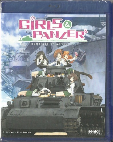 Girls und Panzer Complete TV Series (Blu-ray Disc, 2013, 2-Disc Set) BRAND NEW - Picture 2 of 11
