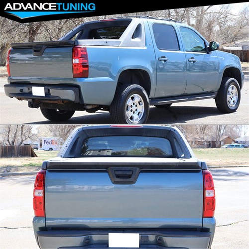 For 07-13 Chevy Avalanche Escalade EXT Tailgate Molding Spoiler PP Top Cap Cover - Picture 2 of 3