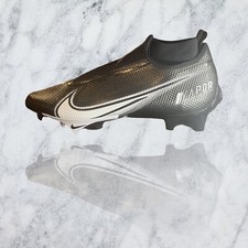 Nike Vapor Edge Pro 360 Black Football Cleats AO8277-001 Iridescent Ghost Men 12