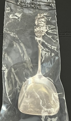 NUEVO EN PAQUETE~CUCHARA CUCHARA CUCHARADA DE AZÚCAR ROSA ARLEQUÍN PLACA PLATEADA CAÑA Y BARTON  - Imagen 1 de 6