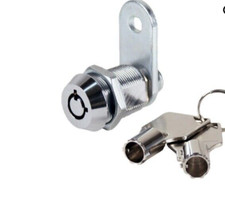 Kingsley Tubular Cam Lock 7/8" Cylinder RV lock, Pull Drawer Cabinet Toolbox