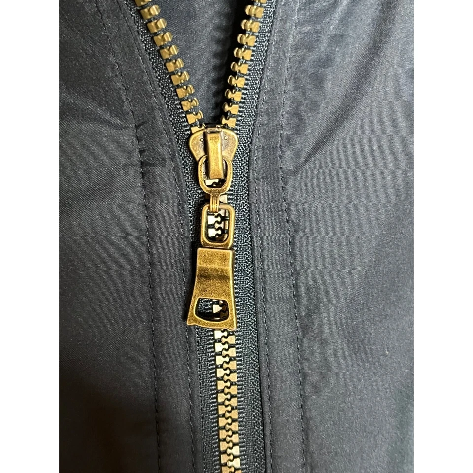 Chaleco Alfred Dunner Mujer Acolchado Azul Marino Talla 24W Poliéster Bolsillos con Cremallera Ver Fotos Foto 3 de 4