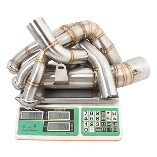 For Yamaha MT-09 FZ09 2021-2024 Header Exhaust Pipe 51mm Muffler Escape Chrome - Bild 7 von 12