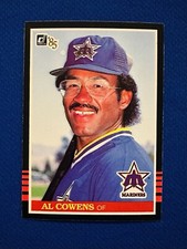 1985 DONRUSS #196 AL COWENS SEATTLE MARINERS NM-MT or BETTER 1,494 HITS 1977 GG