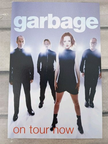 GARBAGE Tour Postcard 1998 Promo Alternative Rock Music Memorabilia Version 2.0 - Picture 1 of 3
