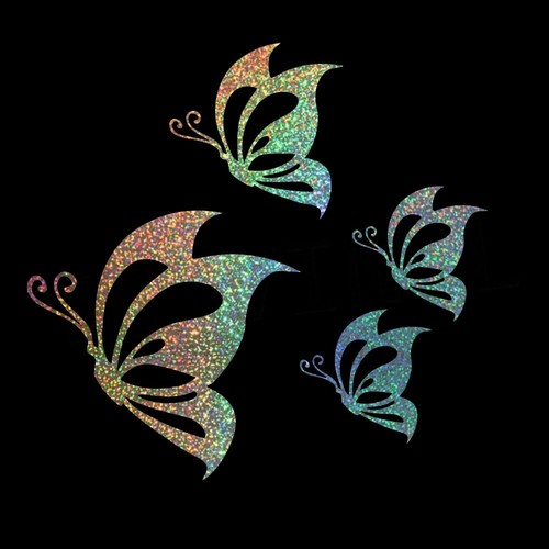5" SCHMETTERLINGE x4 Vinyl Aufkleber Sticker Auto Fenster Laptop Schmetterling Käfer hübsch - Bild 24 von 24