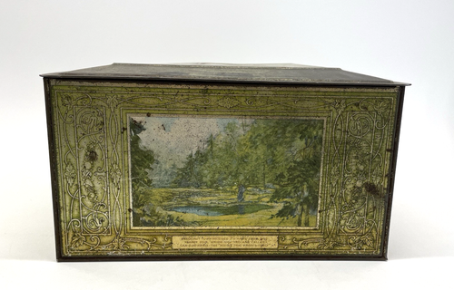 Antique Beech-Nut Large Biscuit Tin Mohawk Valley, New York - Picture 3 of 16