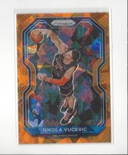 2020-21 Prizm Basketball Orange Cracked Ice Prizms Singles - You Choose