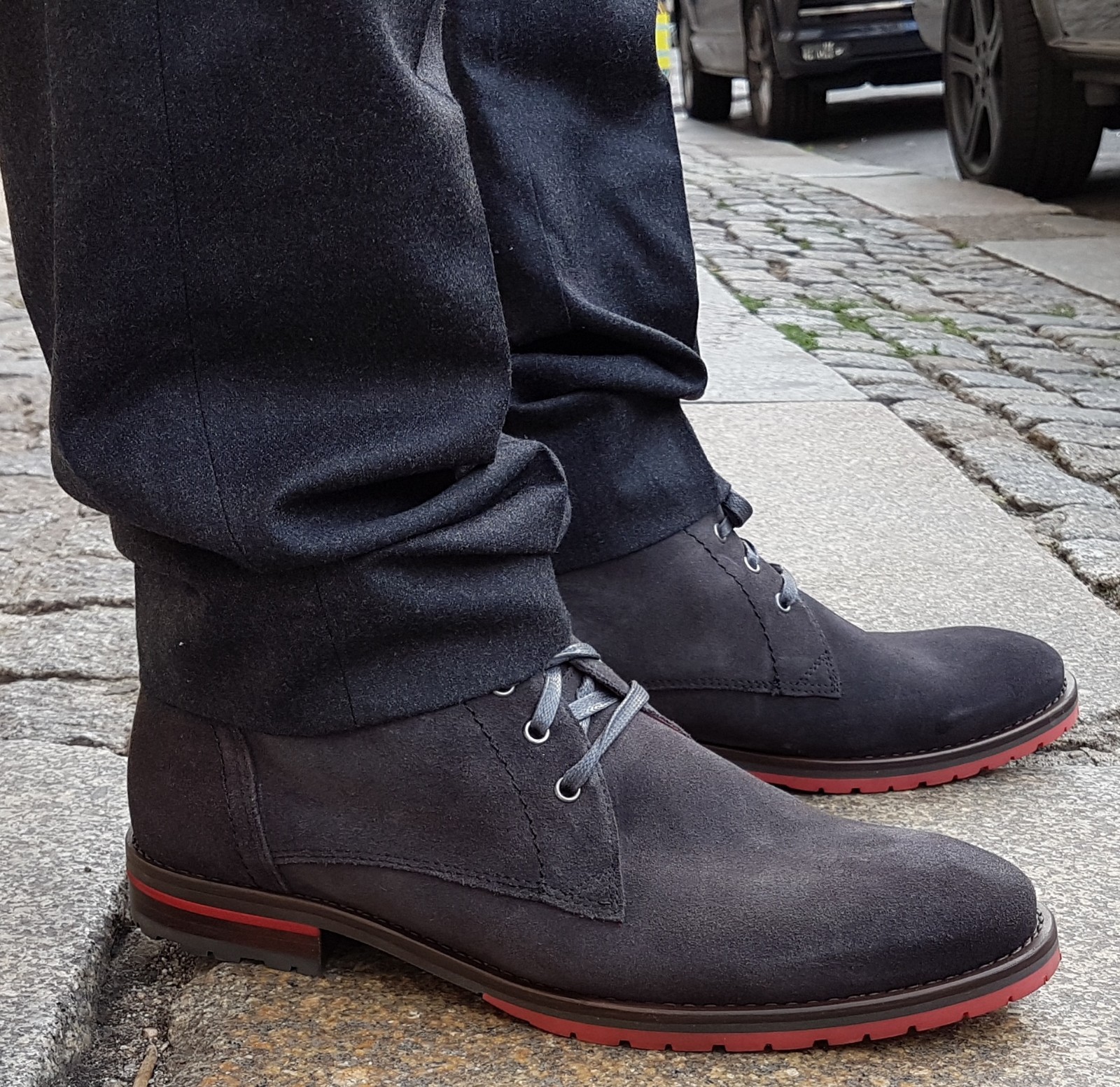 Nicola Benson schnürschuh 2998b gris carbone original cuero genuino Made in Nicola Benson schnürschuh 2998b gris carbone original cuero genuino Made in