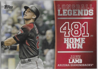 2018 Topps Longball Legends #LL-37 Jake Lamb Arizona Diamondbacks