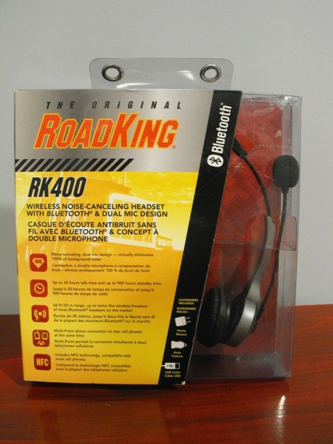 RoadKing Noise-Canceling Headset with Mic for Hands-Free