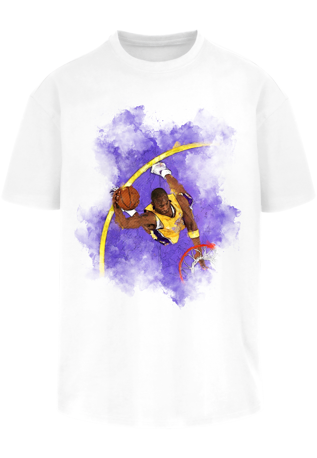 Футболка Mister Tee Basketball Clouds 2.0 Oversize Tee Белая