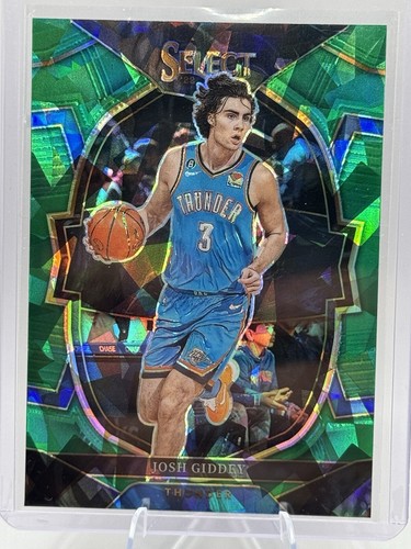 2022-23 Panini Select Concourse Green Ice Prizm Josh Giddey #60 - Picture 1 of 2