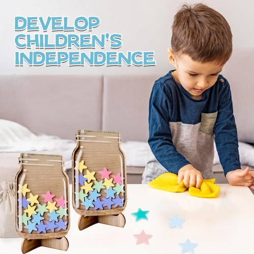 Reward Jar Star Magnetic Reward Jar Management Classroom Tools for Kids Students - Picture 10 of 12