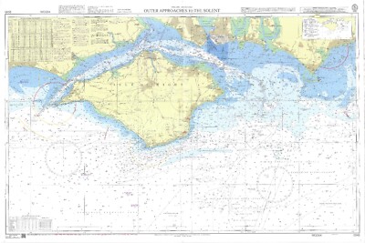 Chart 2182c 1900-Now - Admiralty Map Chart 2005
