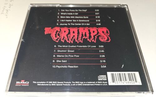 THE CRAMPS GREATEST HITS CD WITH CHICAGO CONCERT STUB RARE - Picture 2 of 8