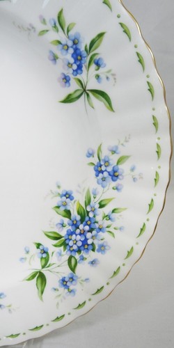 JULY FORGET-ME-NOT Royal Albert Salad Plate 8.25" NEW NEVER USED made in England - Picture 3 of 6