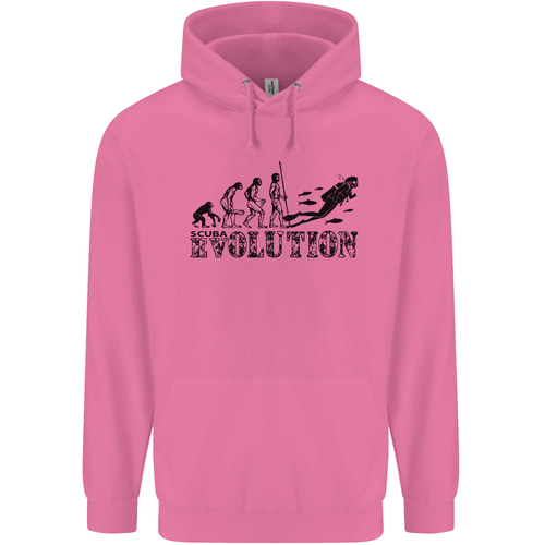 Evolution of a Scuba Diver Diving Funny Childrens Kids Hoodie - Picture 25 of 80