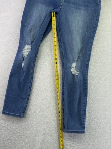 DKNY Womens Size 30/10 Medium Wash Distressed Delancey High Rise Skinny Jeans - Bild 7 von 11