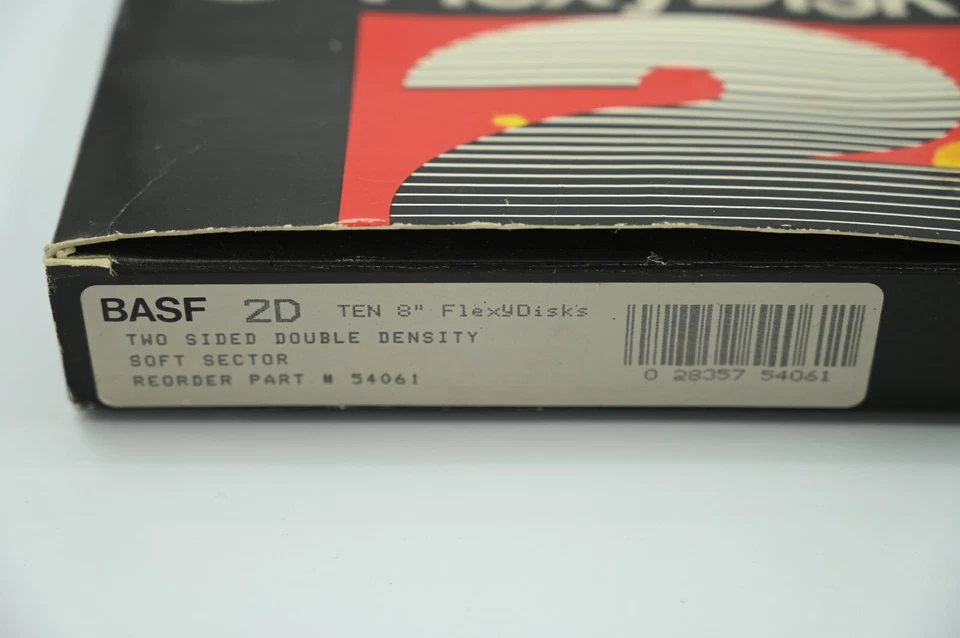 Caja De Colección de (10) Discos Flexy BASD 2D 8" Dos Caras Doble Densidad Foto 2 de 2